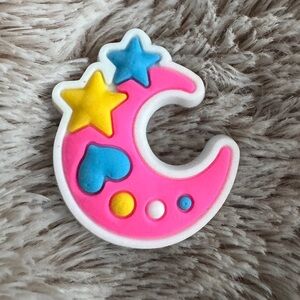 Pink Neon Moon Shoe Charms 5/$20